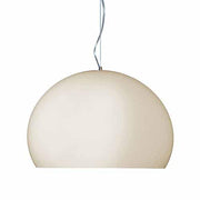 Big FL/Y Suspension Lamp by Ferruccio Laviani for Kartell Lighting Kartell White/Glossy Opaque 