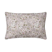 Bloom Linen Cushion Cover by Alexandre Turpault Pillows Alexandre Turpault 15.5" x 23.5" Beige Pink 