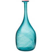 Red Rim 10" Bottle by Bertil Vallien for Kosta Boda Vases Bowls & Objects Kosta Boda 