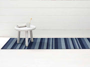 Bounce Stripe Shag Indoor/Outdoor Vinyl Floor Mat by Chilewich Doormat Chilewich 