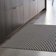 Breton Stripe Shag Indoor/Outdoor Vinyl Floor Mat by Chilewich Rug Chilewich 