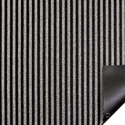 Breton Stripe Shag Indoor/Outdoor Vinyl Floor Mat by Chilewich Rug Chilewich 18" x 28" Doormat Tuxedo 