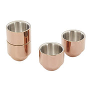 Brew Thermo Espresso Cups, 1.7 oz. Set of 4 by Tom Dixon Coffee & Tea Tom Dixon Copper 