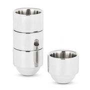 Brew Thermo Espresso Cups, 1.7 oz. Set of 4 by Tom Dixon Coffee & Tea Tom Dixon Stainless Steel 