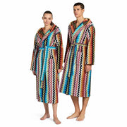 Buster Hooded Cotton Velour Bathrobe by Missoni Home Robes Missoni Home 