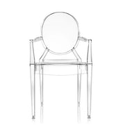 Louis Ghost Armchair, set of 2 or 4 by Philippe Starck for Kartell Chair Kartell Crystal, Set of 4 