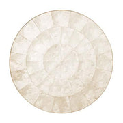 Capiz Round Shell Placemats, 15", Set of 4 by Kim Seybert Placemat Kim Seybert Natural - Shipping Late December 