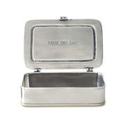 "Carpe Diem" Seize the Day Box by Match Pewter Jewelry & Trinket Boxes Match 1995 Pewter 
