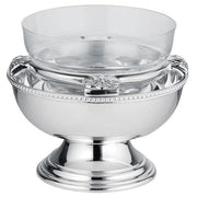 Perles Silverplated Crystal 4.75" Footed Caviar & Prawn Cup by Ercuis Caviar Server Ercuis 