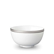 Soie Tressee Platinum Cereal Bowl by L'Objet Dinnerware L'Objet 
