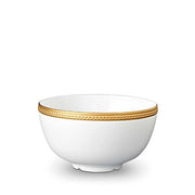 Soie Tressee Gold Cereal Bowl by L'Objet Dinnerware L'Objet 