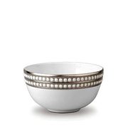Perlee Platinum Cereal Bowl by L'Objet Dinnerware L'Objet 