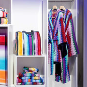 Chantal Multicolor Chevron Cotton Bath Sheet, 39"x 59" by Missoni Home Bath Towels & Washcloths Missoni Home 