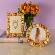 Charisma Colorful Round Photo Frame by Olivia Riegel Picture Frames Olivia Riegel 