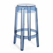 Charles Ghost Stool, Kitchen Height, Set of 2 by Philippe Starck for Kartell Chair Kartell Powder Blue 