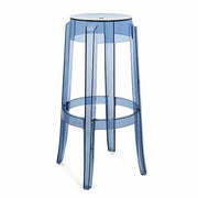 Charles Ghost Stool, Bar Height, Set of 2 by Philippe Starck for Kartell Chair Kartell Powder Blue 