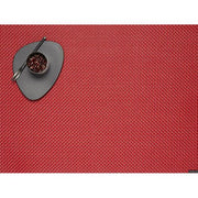 Chilewich: Basketweave Woven Vinyl Placemats Sets of 4 & Runners Placemat Chilewich Rectangle 14" x 19" Chili BW 