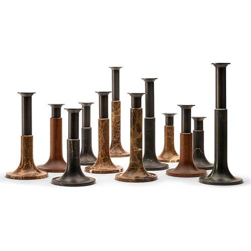 When Objects Work Bronze and Walnut Candleholder - Thumbnail 5