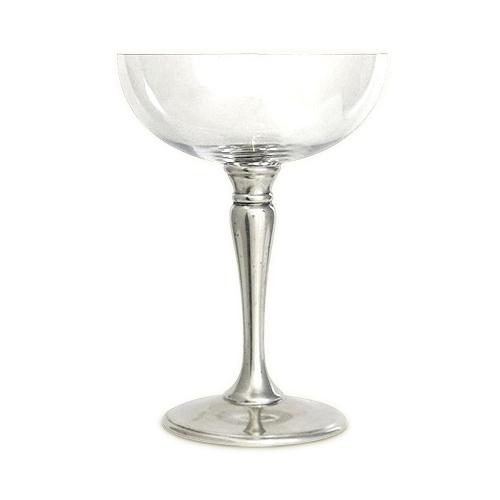 MATCH PEWTER Cocktail Coupe Glass