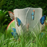 Cloudy Butterflies Vase, 11" by Claudia Schiffer for Bordallo Pinheiro Vases, Bowls, & Objects Bordallo Pinheiro 