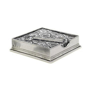 Cocktail Napkin Box by Match Pewter Dinnerware Match 1995 Pewter Key Weight 