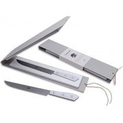 Compendio Slicing Knives with Grey Blades and Lucite Handles by Berti Knife Berti 