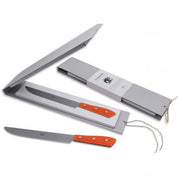 Compendio Slicing Knives with Grey Blades and Lucite Handles by Berti Knife Berti 