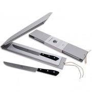 Compendio Tomato Knives with Grey Blades and Lucite Handles by Berti Knife Berti 