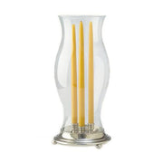 Convertible Hurricane Candleholder Lamp by Match Pewter Candleholder Match 1995 Pewter Large 