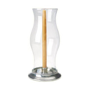 Convertible Hurricane Candleholder Lamp by Match Pewter Candleholder Match 1995 Pewter Small 