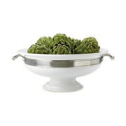 Convivio Round Centerpiece by Match Pewter Bowls Match 1995 Pewter With Handles 