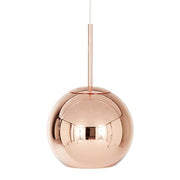 Copper Round Pendant Light, 25cm Copper by Tom Dixon Lighting Tom Dixon 