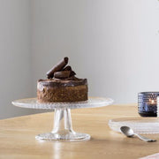 Kastehelmi Glass Cake Plate or Stand by Oiva Toikka for Iittala Glassware Iittala 