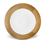 Corde Wide Rim Charger Plate by L'Objet Dinnerware L'Objet Gold 