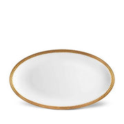 Corde Oval Platter, Large by L'Objet Dinnerware L'Objet Gold 