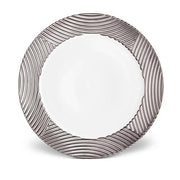 Corde Wide Rim Charger Plate by L'Objet Dinnerware L'Objet Platinum 
