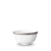 Corde Cereal Bowl by L'Objet Dinnerware L'Objet Platinum 