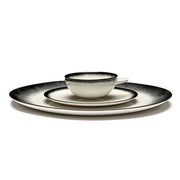 Dé Porcelain Espresso Cup, Black, 2.7 oz. Set of 2 by Ann Demeulemeester for Serax Dinnerware Serax 