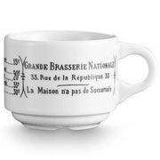 Brasserie Porcelain Cups Set of 4 by Pillivuyt Coffee & Tea Pillivuyt Espresso Cup Set of 4 