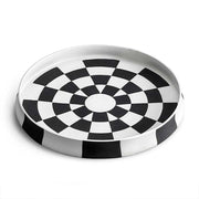 Damier Round Porcelain Platter, 16.5" by L'Objet Serving Platters L'Objet 