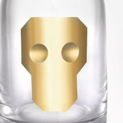 Hamlet Gold Shot Glass, 3.4 oz., Set of 2 by Rony Plesl for Ruckl Glassware Ruckl 