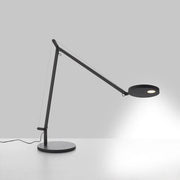 Demetra LED Table Task Lamp by Naoto Fukasawa for Artemide Lighting Artemide Anthracite Grey Table Base Warm 3000K