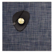 Chilewich: Basketweave Woven Vinyl Placemats Sets of 4 & Runners Placemat Chilewich Square 13" x 14" Denim BW 