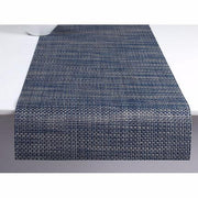 Chilewich: Basketweave Woven Vinyl Placemats Sets of 4 & Runners Placemat Chilewich Runner 14" x 72" Denim BW 