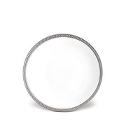 Soie Tressee Platinum Dessert Plate by L'Objet Dinnerware L'Objet 