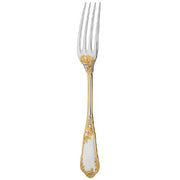 Rocaille Sterling Silver Gold Accented 8" Dinner Fork by Ercuis Flatware Ercuis 