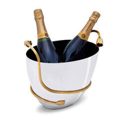 Deco Leaves Champagne Bucket by L'Objet Barware L'Objet 