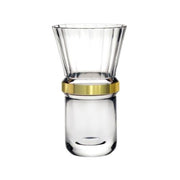 Dorian Flared Neck Vase with Gold by Vista Alegre Vases, Bowls, & Objects Vista Alegre 