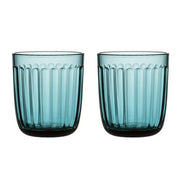 Raami Tumbler, 8.75 oz., SINGLE UNIT by Jasper Morrison for Iittala Glassware Iittala Sea Blue 