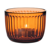 Raami Tealight Candleholder by Jasper Morrison for Iittala Candleholder Iittala Seville Orange 